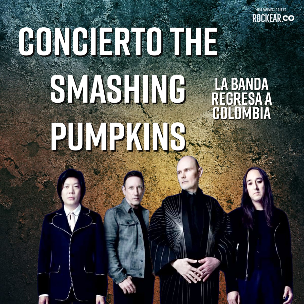 Concierto de The Smashing Pumpkins en Bogotá Colombia Nota Rockear.Co