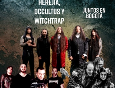 Las puertas del Teatro El Ensueño se abren el próximo sábado 14 de septiembre para darle la bienvenida a los dioses del metal colombiano: Herejía, Occultus y Witchtrap