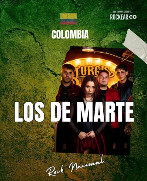 Notas Nacionales Artista de Colombia Los de Marte