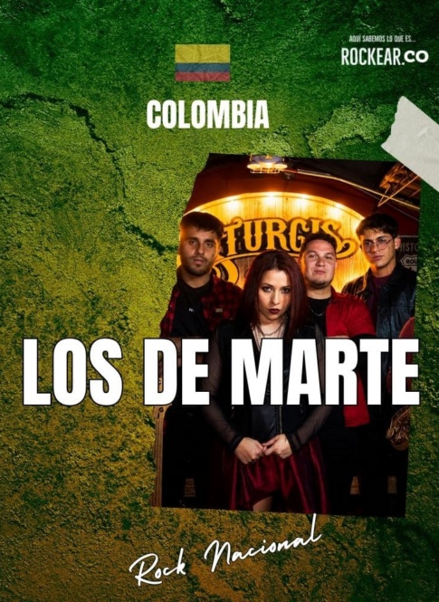 Notas Nacionales Artista de Colombia Los de Marte