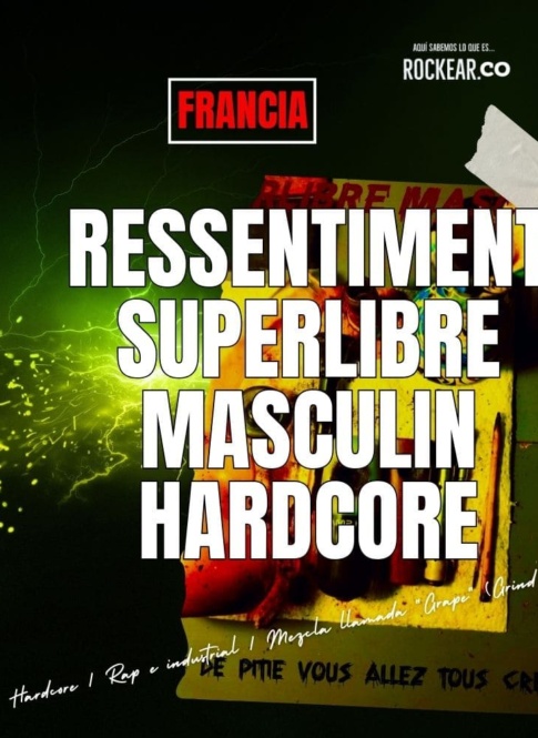 Nota Groover Music Banda Ressentiment Superlibre Masculin Hardcore
